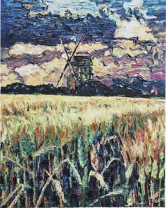 Voir le détail de cette oeuvre: Moulin à vent en Beauce (28)