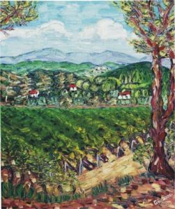 Voir le détail de cette oeuvre: Vignobles près de Bormes les Mimosas