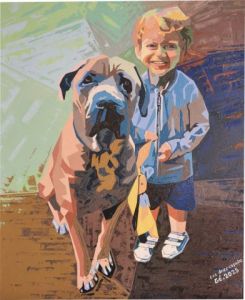 Voir le détail de cette oeuvre: les deux copains